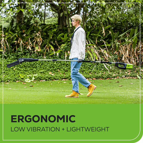 Greenworks 80V polesaw brushless motor delivers higher torque