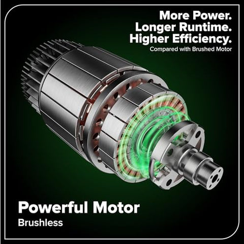 Greenworks 80V quiet operation reduces noise during yard cleanup.