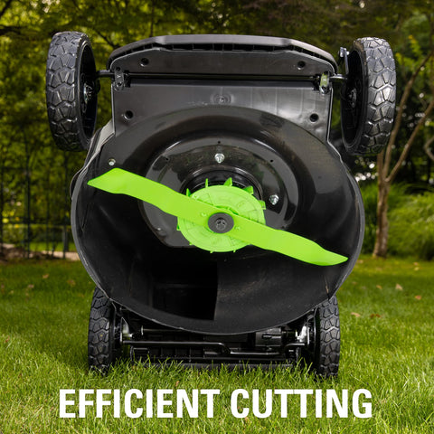 Compatible with GreenWorks 2x24V mowers for flexible power options.