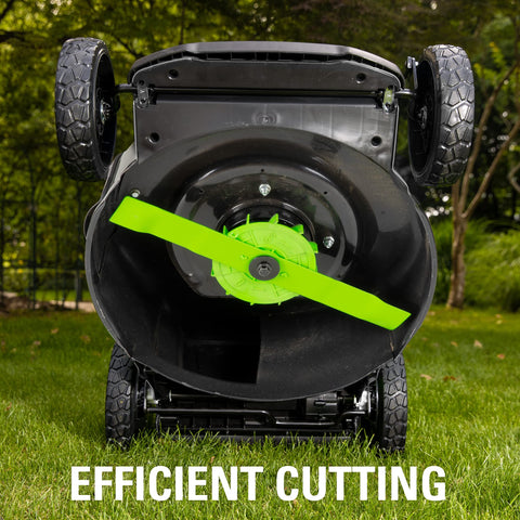 GreenWorks blade compatible with MO48L4212 models for versatile use.