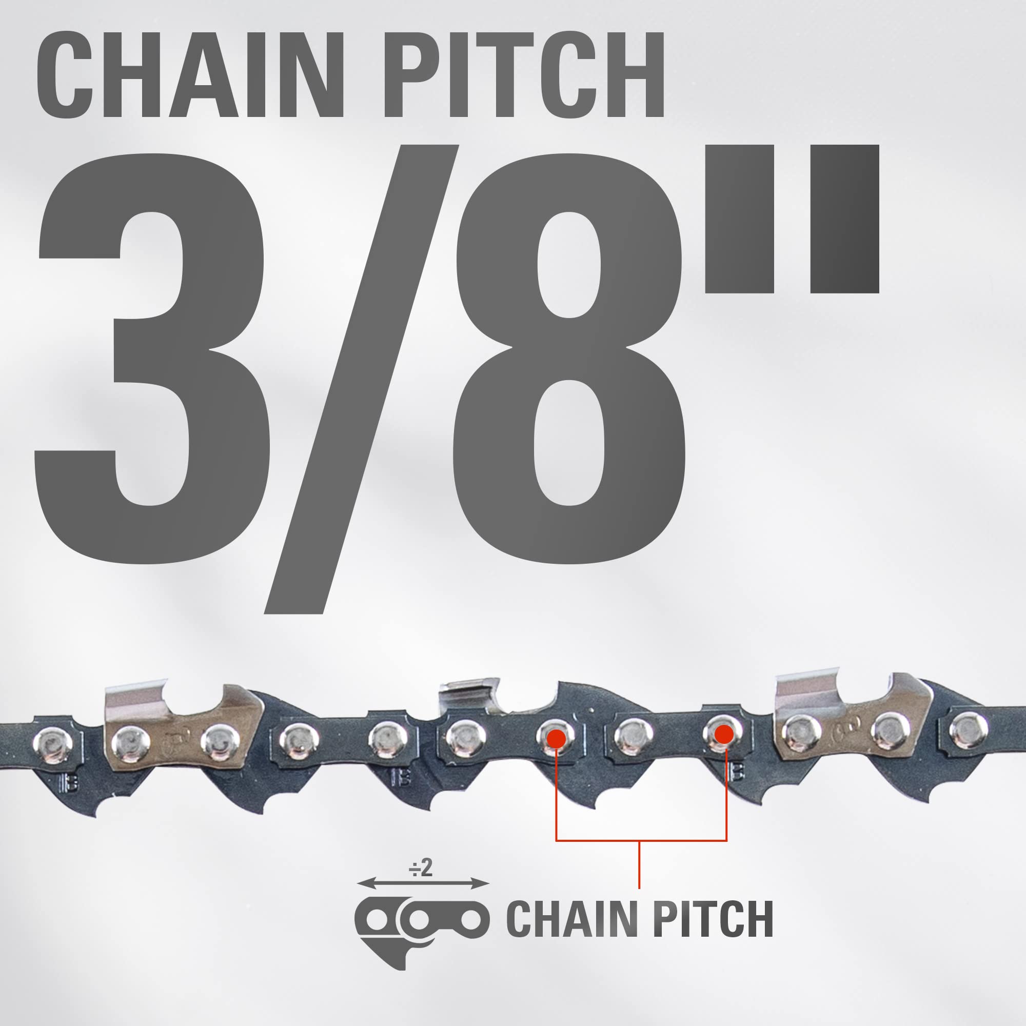 Compatible Greenworks bar 29062 for easy chain swap and maintenance