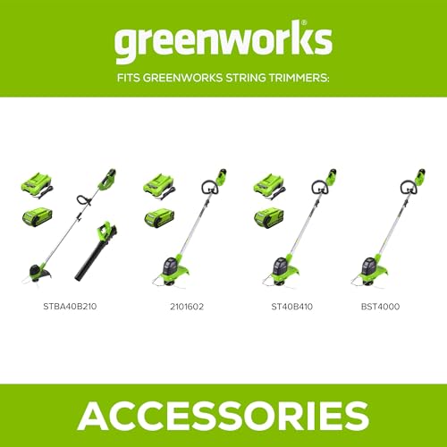 Compatibility: GreenWorks models 2101602 and ST40B410