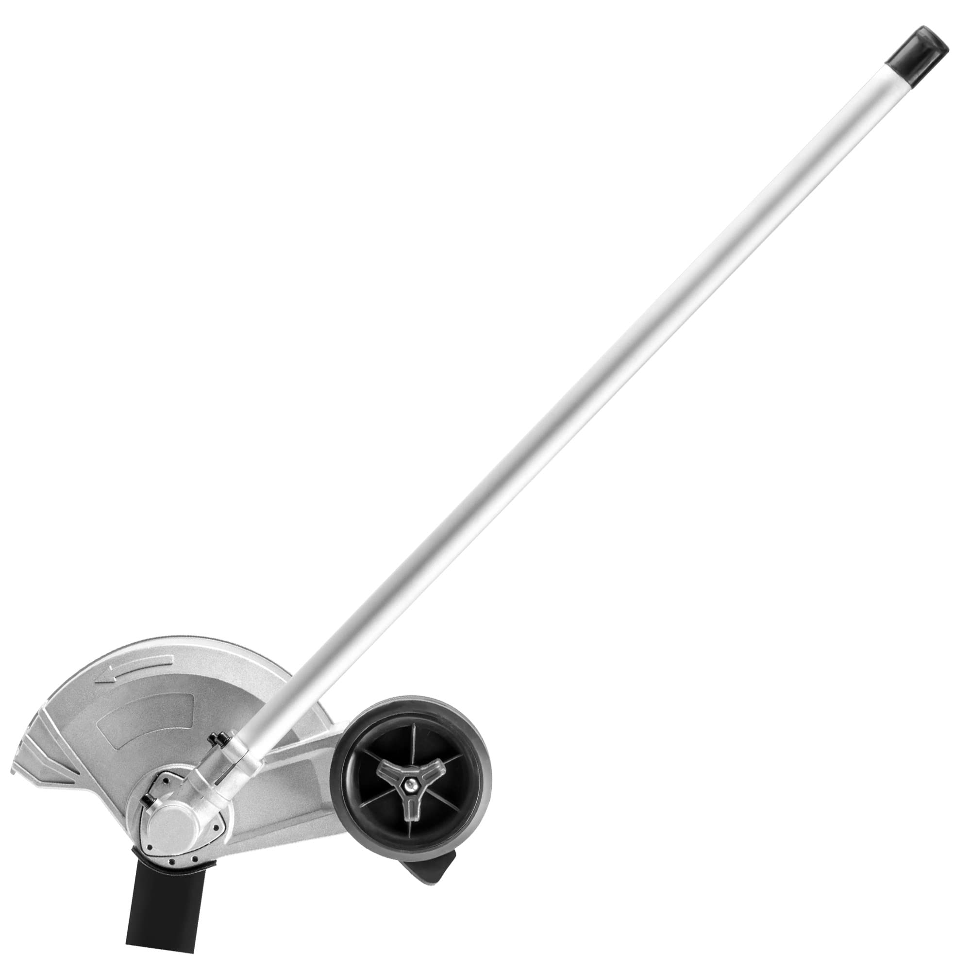 Greenworks edger rear wheel improves lawn maneuverability