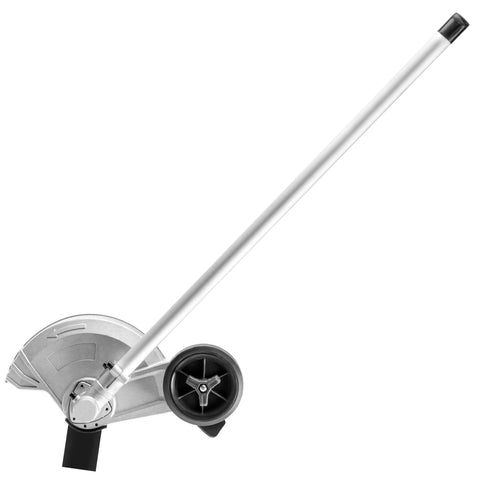 Greenworks edger rear wheel improves lawn maneuverability