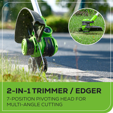Lightweight, ergonomic design reduces fatigue during trimming tasks.