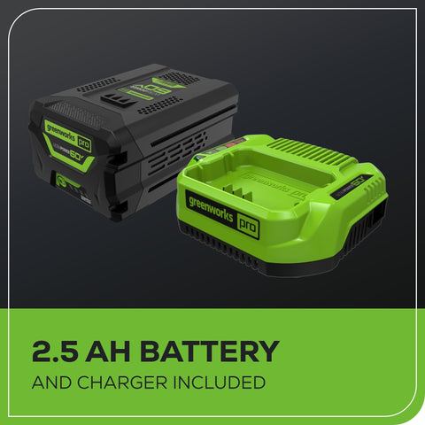 Part of Greenworks 60V ecosystem with 75+ tools