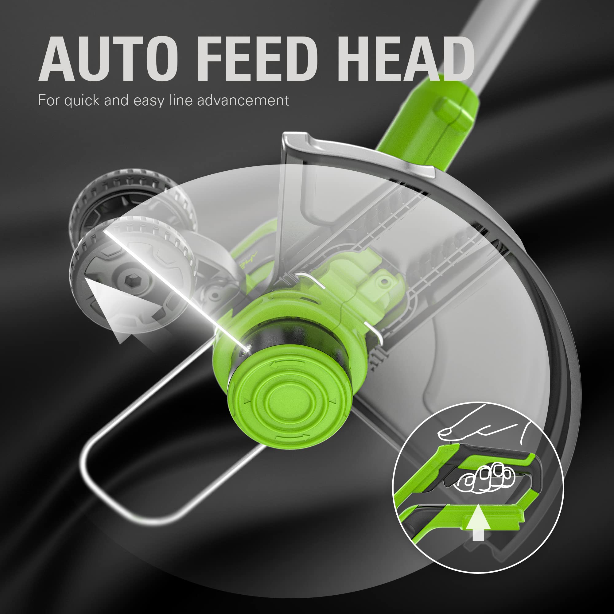 Push-button start for fast, simple power on.