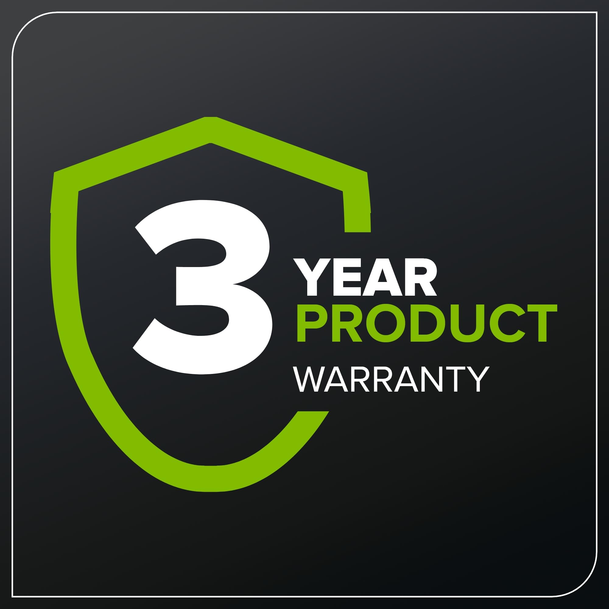 Greenworks PWMA-certified warranty provides trusted safety and support.
