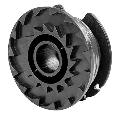 Greenworks replacement spool cover protects spools and eases loading.