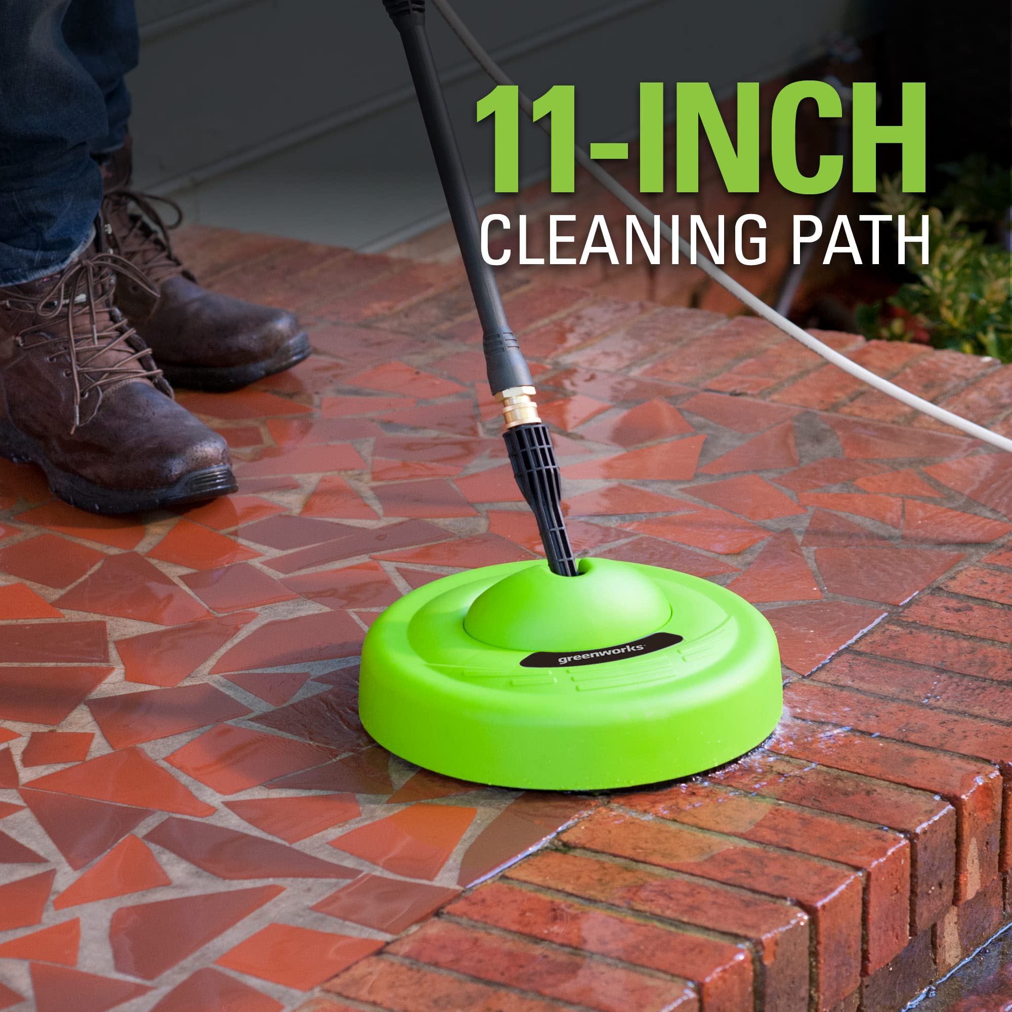 GreenWorks universal pressure-washer surface cleaner; faster, even washing