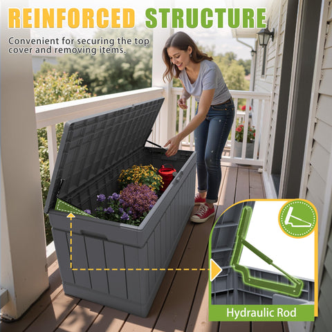Greesum storage box features lockable holes for added security