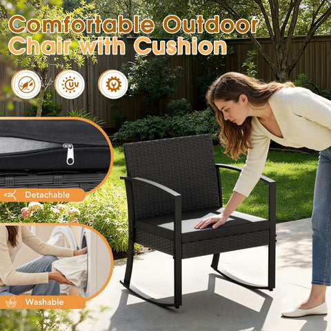 Greesum outdoor furniture set on patio showing compact lounging area