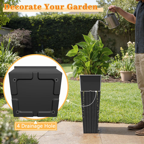 Greesum removable inner pot feature for easy soil care.