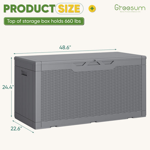 Greesum storage box includes instruction manual and toolkit