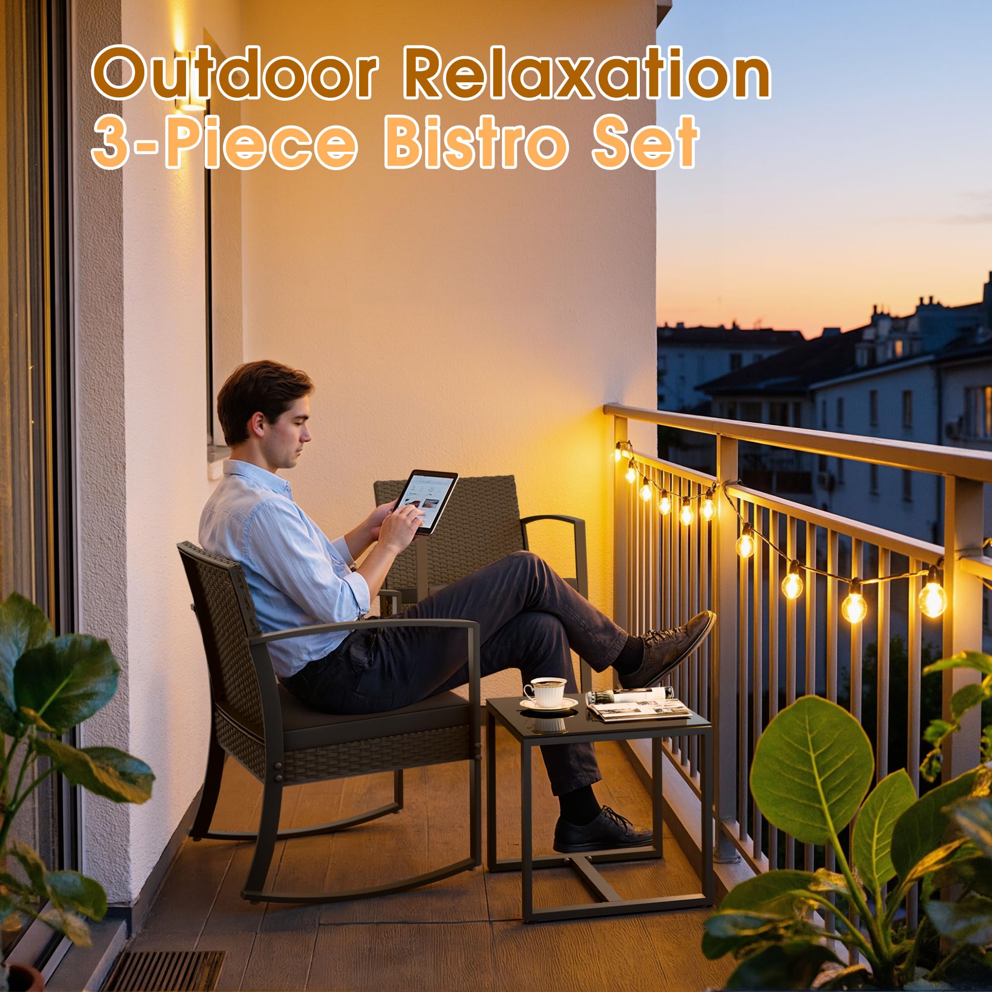 Greesum weather-resistant wicker showcases fade-proof finish and low maintenance