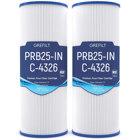 Grefilt Upgrade C-4326 hot tub filter replacement for compatible spa models