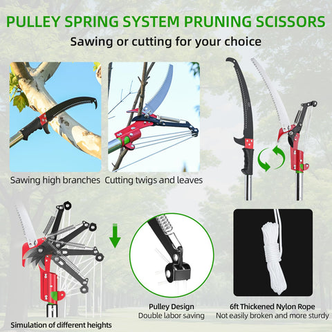 Grefinity eight-piece fiberglass poles ensure stable extension.