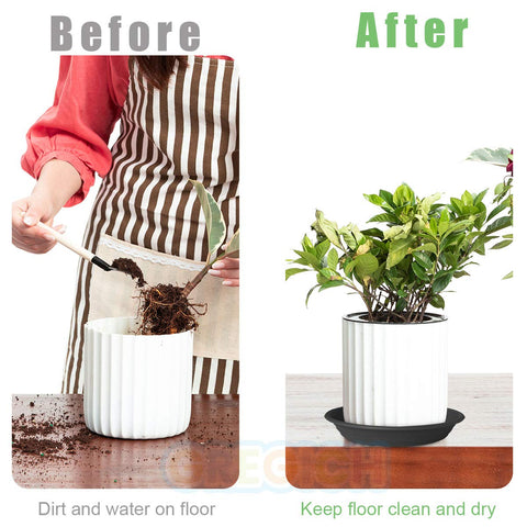 GREGICH indoor-outdoor tray suitable for watering indoors or on patios.