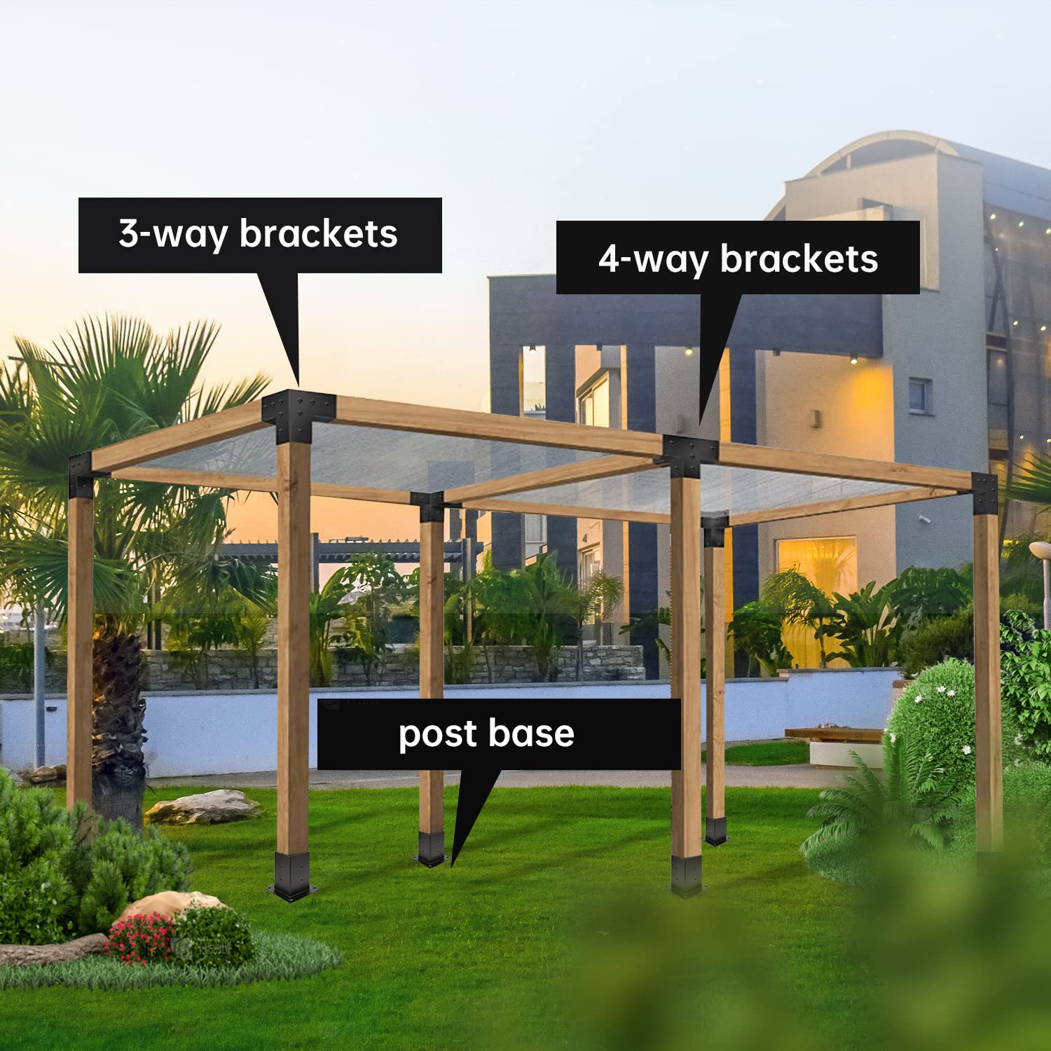 Grehitk weatherproof brackets endure outdoor elements with lasting support.
