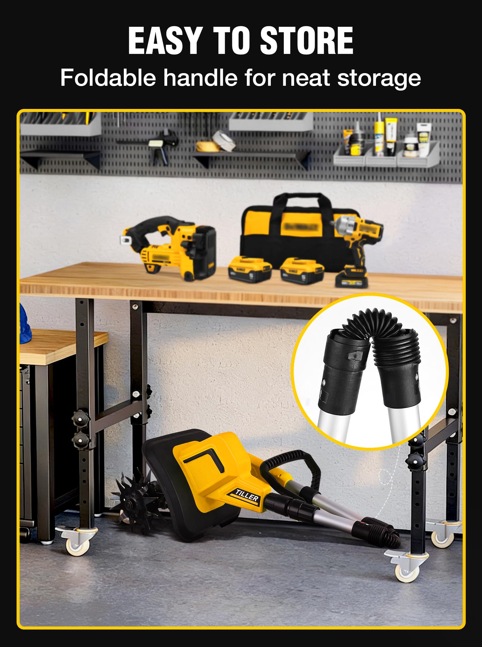Grelawner lightweight design at 11-lb eases lifting and maneuvering.