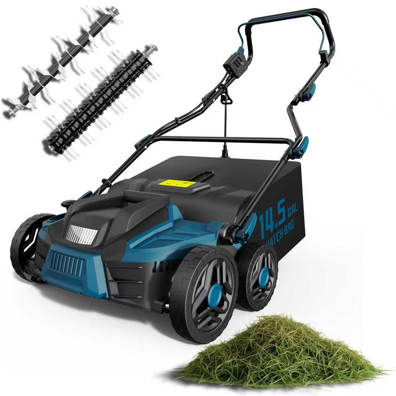 Grelawner foldable-handle design enables easy storage and transport.
