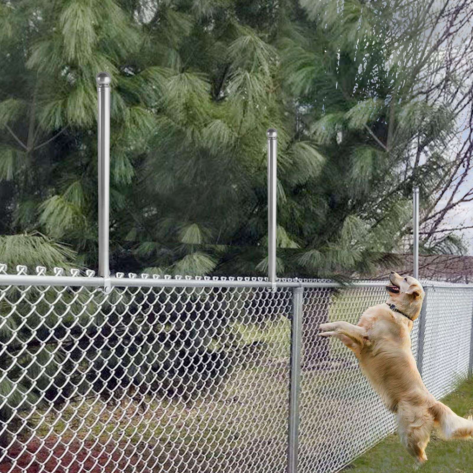 GRELWT fence extender extends the line to deter wildlife and keep pets in
