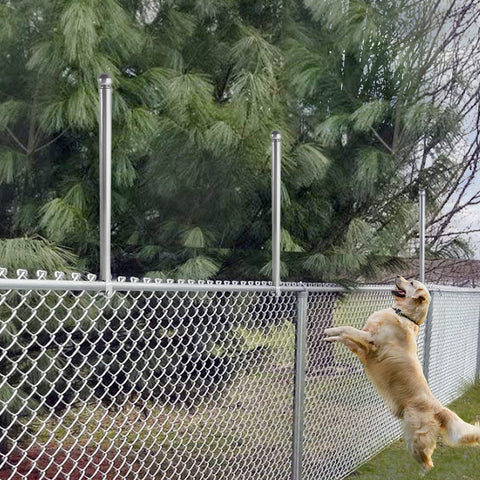 GRELWT fence extender extends the line to deter wildlife and keep pets in