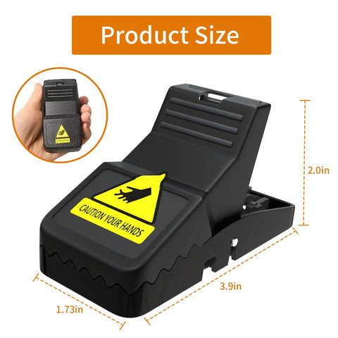 Gremap mouse trap indoor wide mouth design enables faster captures.