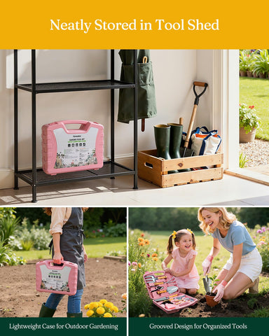 Grenebo complete set covers digging, planting, pruning, and watering tasks