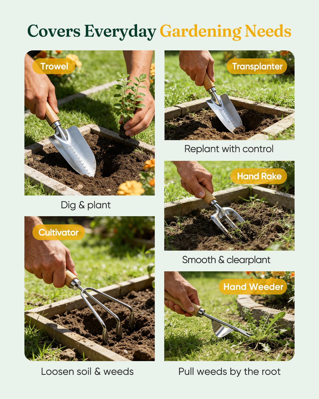 Grenebo cultivator tool designed for efficient soil loosening and aeration.