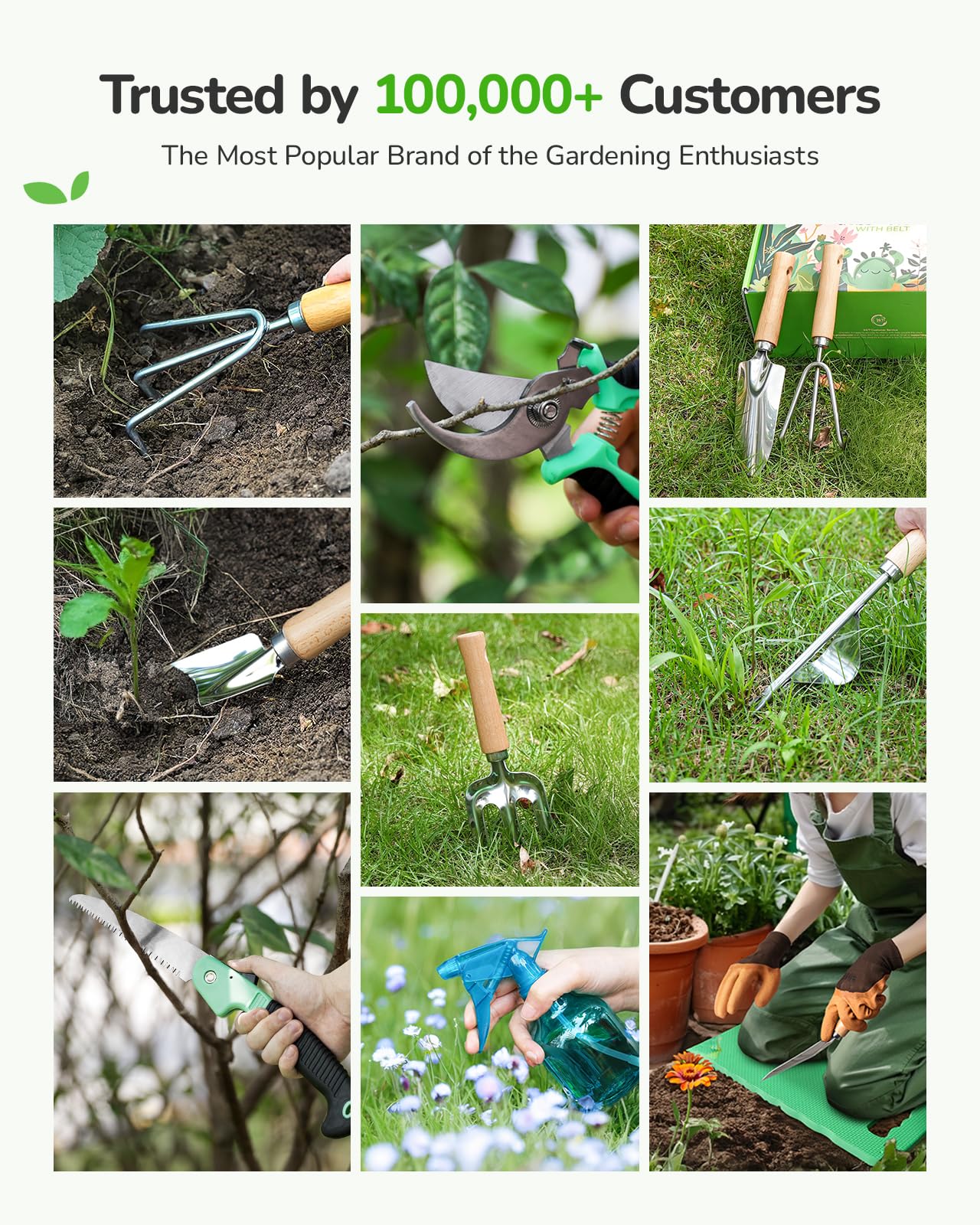 Grenebo folding saw and kneeling pad support comfortable pruning and planting.
