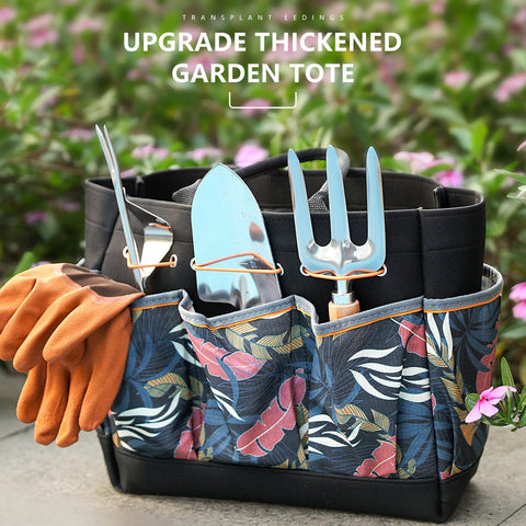 Grenebo 9-piece garden tool set with weeder for effortless weed removal.