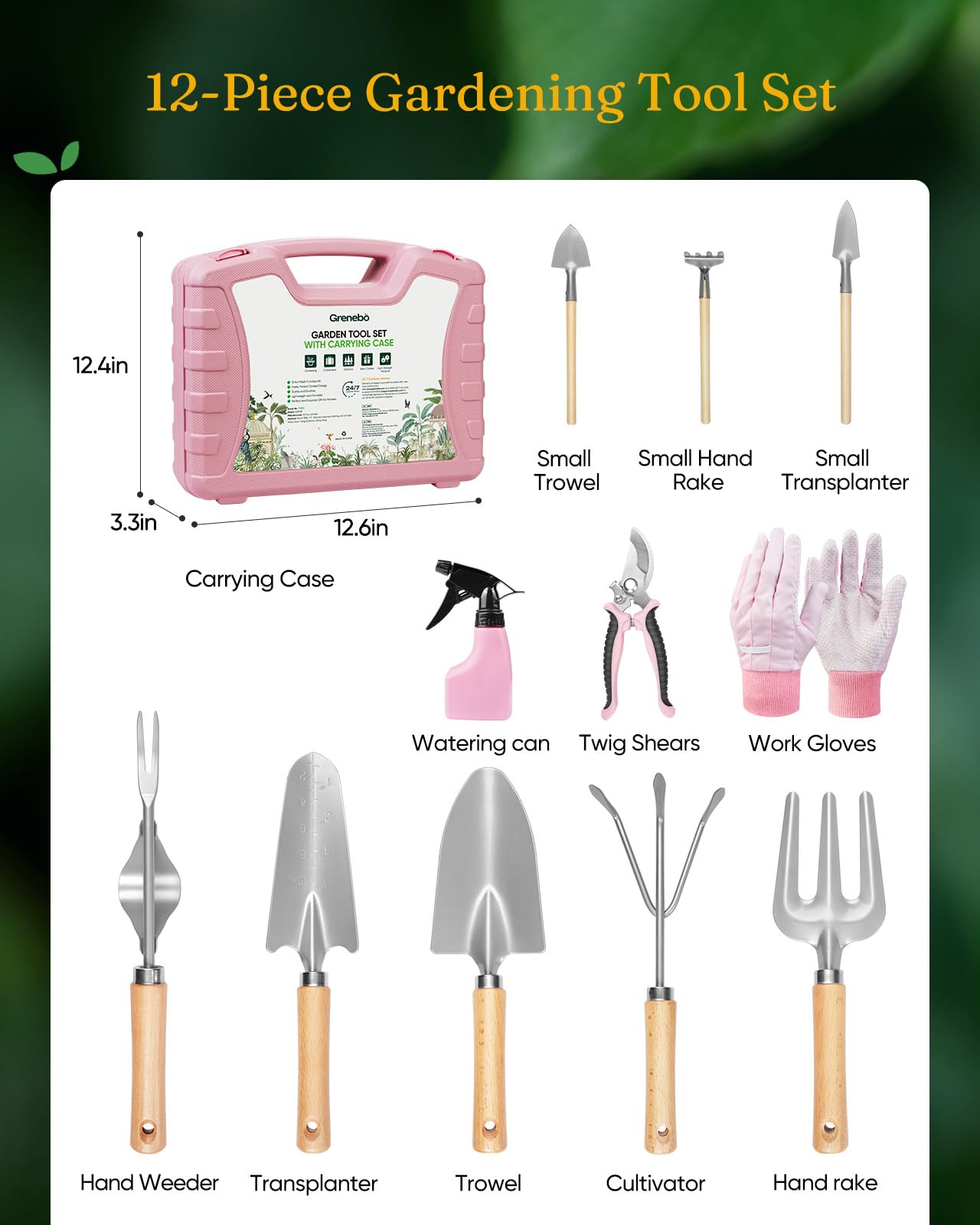 Grenebo rust-proof steel tools give lasting durability for season after season