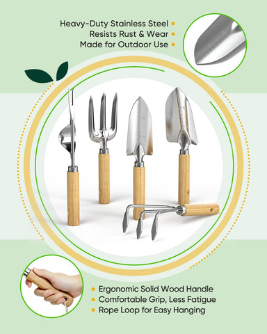 Grenebo transplanter tool ready for accurate root placement with comfortable grip.