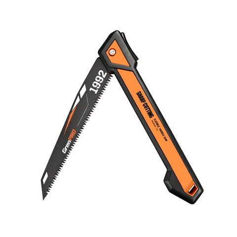 GRENPRO folding saw with a 10-inch SK5 blade for precise pruning cuts