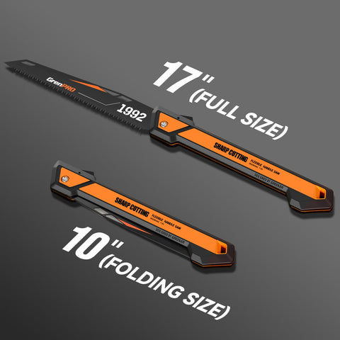 GRENPRO folding saw efficient on dry wood and logs