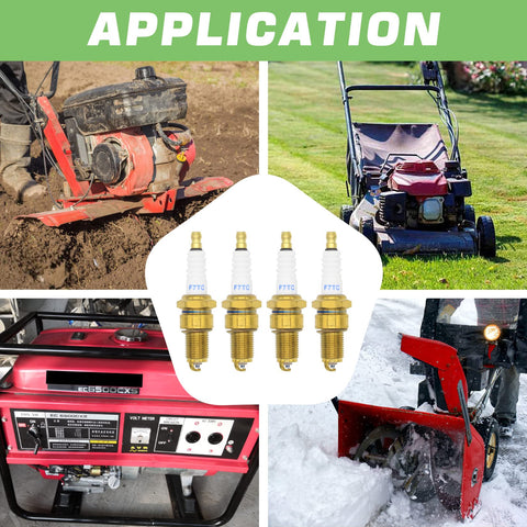 GREPSPUD spark plugs on lawn mower delivering smooth idle
