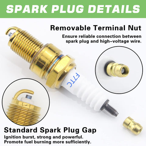 GREPSPUD spark plug wrench included for fast installation