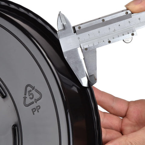 GRESPRI 1.6 inch rim on plant saucer contains runoff under 5 gallon pots