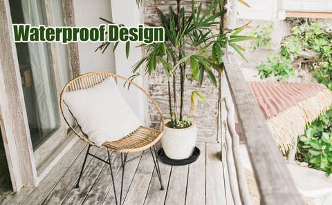 GRESPRI 14 inch saucer keeps soil and floors protected during watering