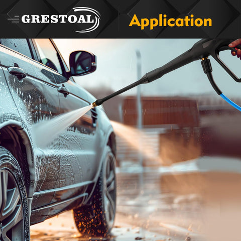 GRESTOAL spray gun body design supports clean handling during use.