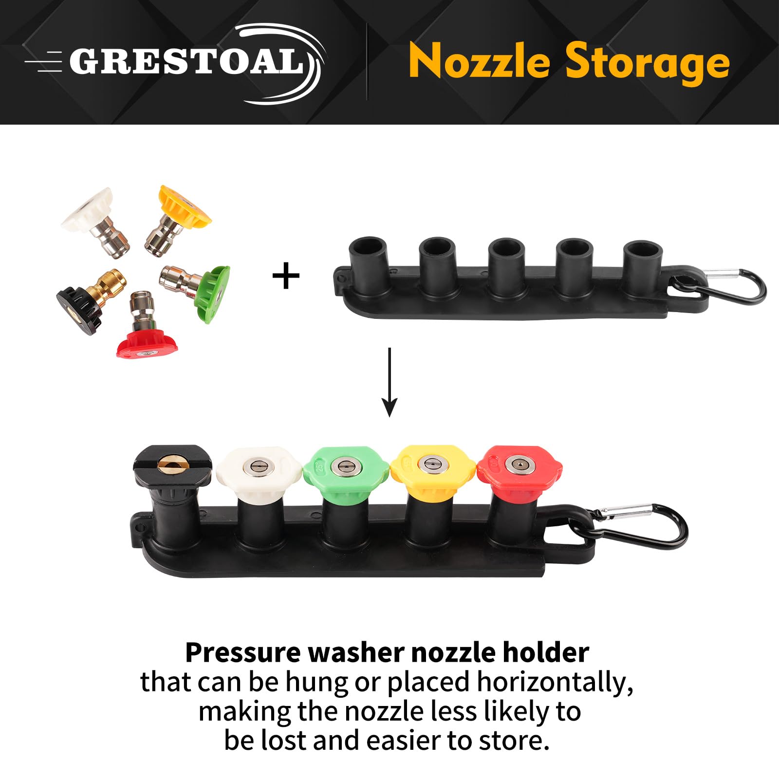 GRESTOAL safety trigger lock for secure operation during cleaning.