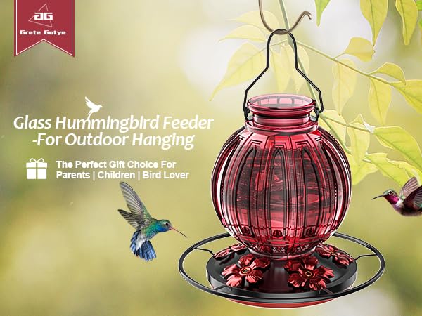 Grete Gotye feeder built for year-round outdoor use.