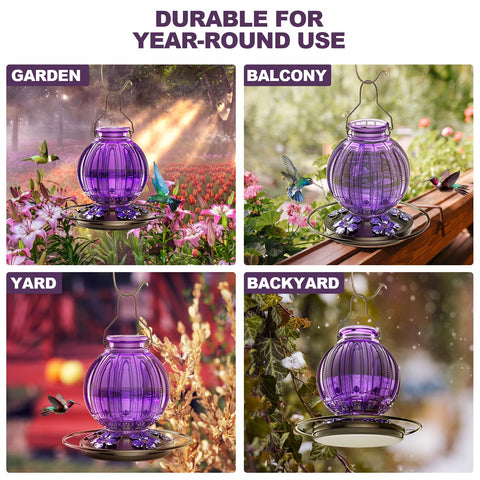 Grete Gotye outdoor hanging feeder doubles as stylish garden decor