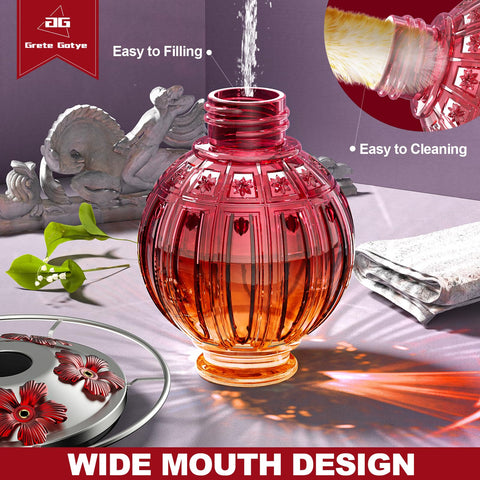 Wide-mouth refill section for quick filling and easy cleaning