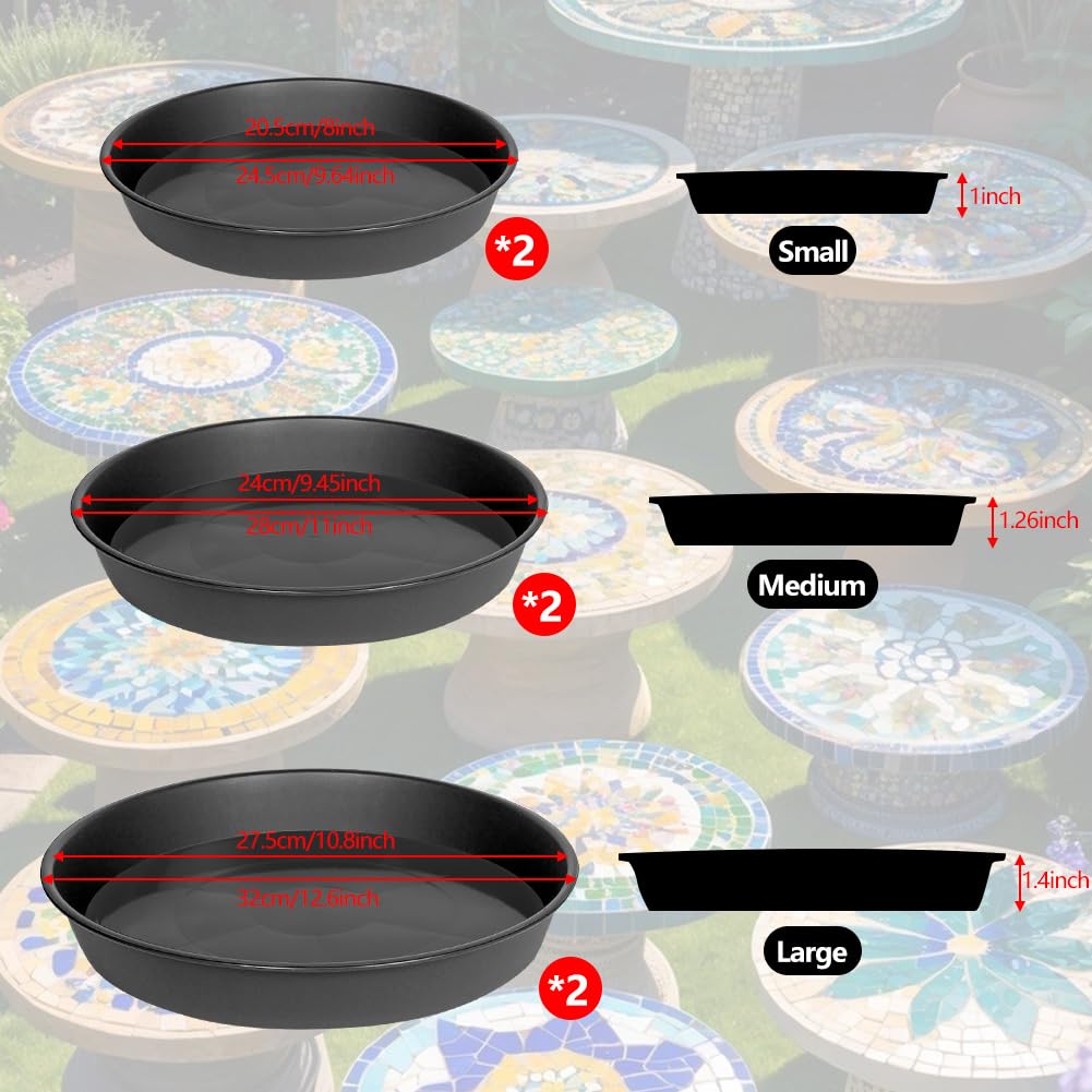 GRETJOB round stepping stone mold in eleven inch size for quick DIY walkways.