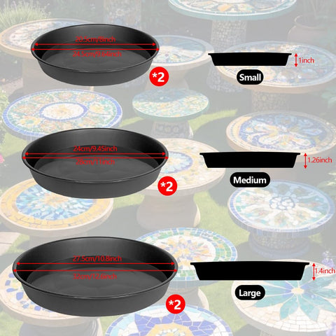 GRETJOB round stepping stone mold in eleven inch size for quick DIY walkways.