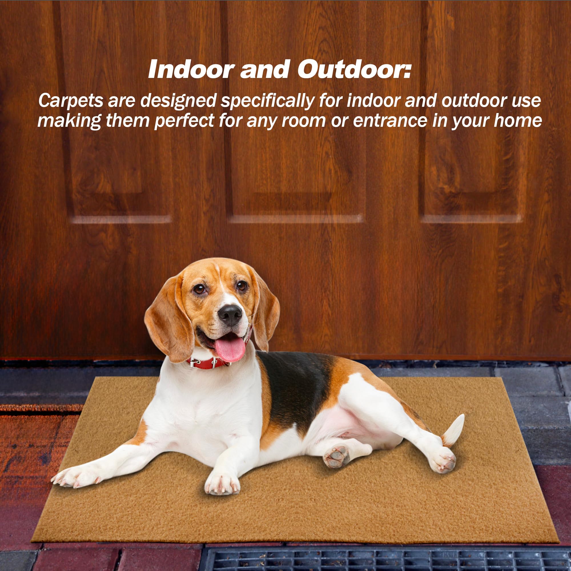 GRETJOB 30x17 inch mat provides ample dirt-trapping surface