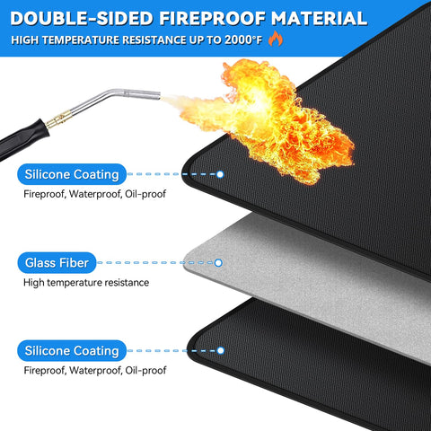 GRIBUDDY easy-clean deck mat wipes down with hose or soap