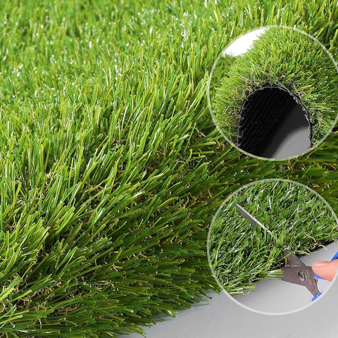 Griclner grass features drainage holes to prevent standing water